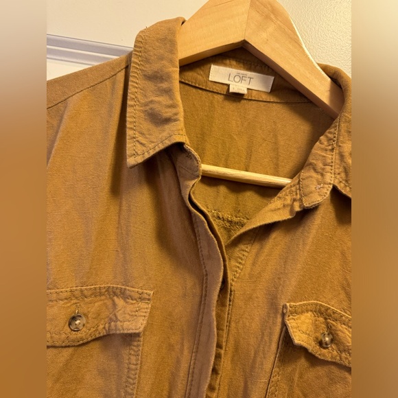 Loft linen jumpsuit size small - Picture 5 of 5